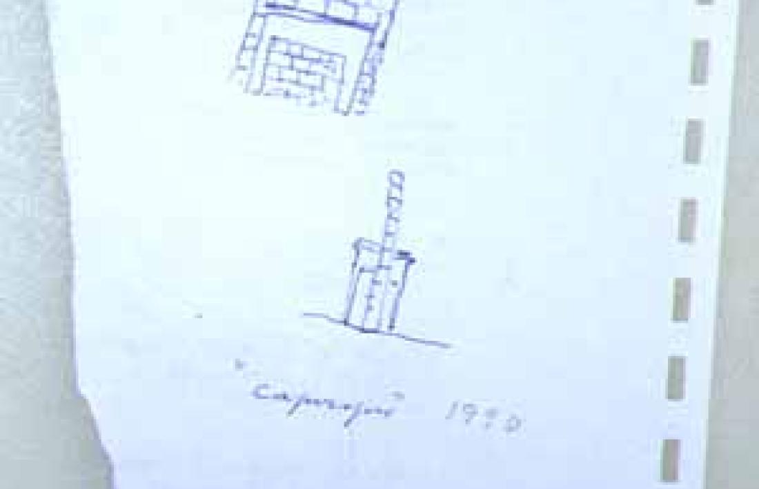 Esbós d’ ‘Incomunicació’ datat el 1990, quan es deia ‘Capvespre’, i Brossa a la sala de bombers amb la peça ja acabada, segons la crònica de Teresa Blanco per al ‘Diari d’Andorra.’