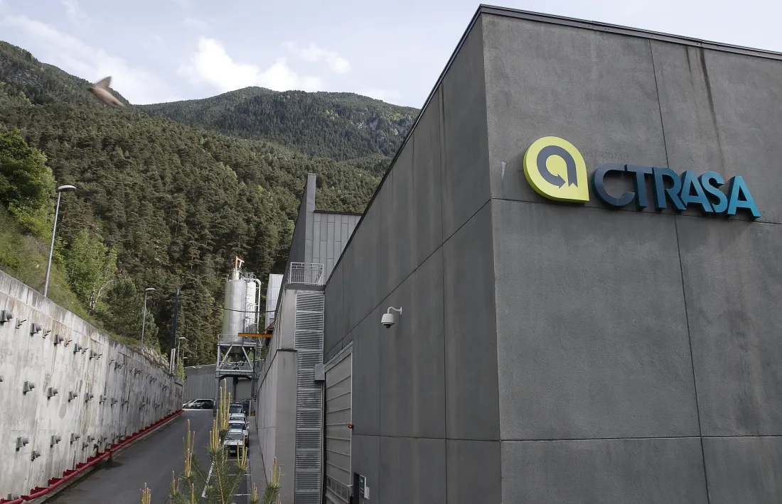 Les instal·lacions del Centre de Tractament de Residus.