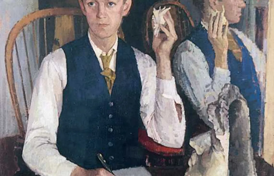 James Kirkup, retratat per Maurice de Sausmarez el 1951.