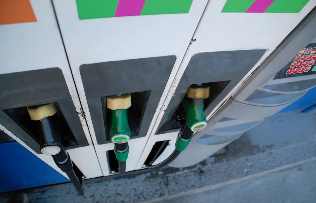 Un surtidor de benzina.