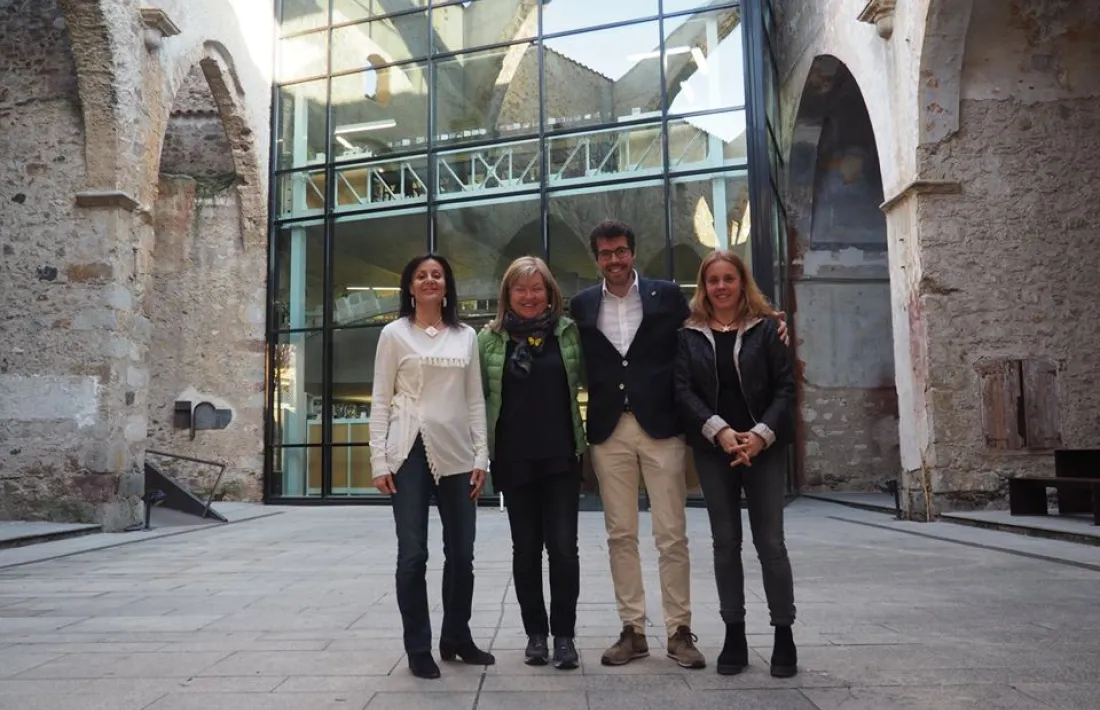 La directora general de Cooperació Cultural de la Generalitat de Catalunya es va reunir amb les autoritats de la Seu. 