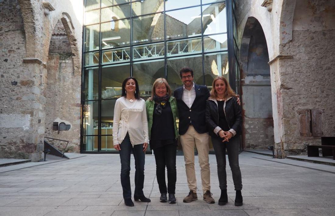 La directora general de Cooperació Cultural de la Generalitat de Catalunya es va reunir amb les autoritats de la Seu. 