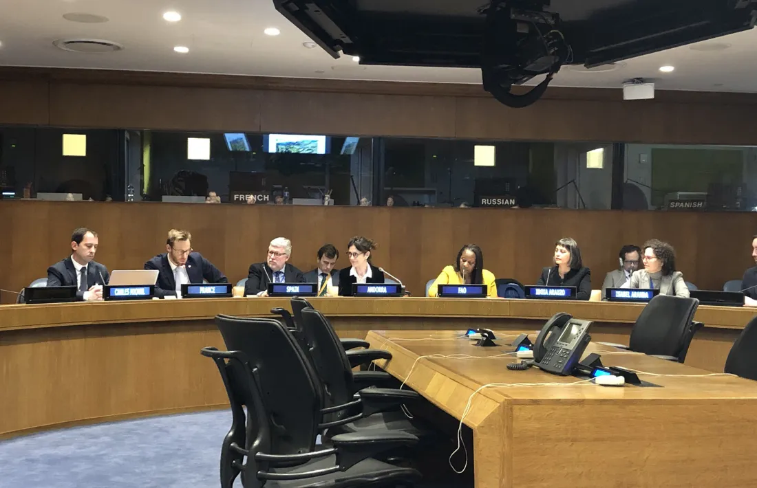 L'acte d'aquest dilluns a l'ONU.