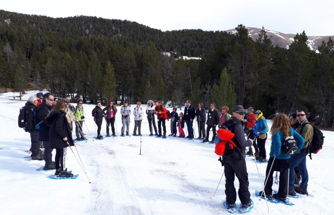 Una quarantena d’‘instagramers’ van participar a la trobada a Lles de Cerdanya.