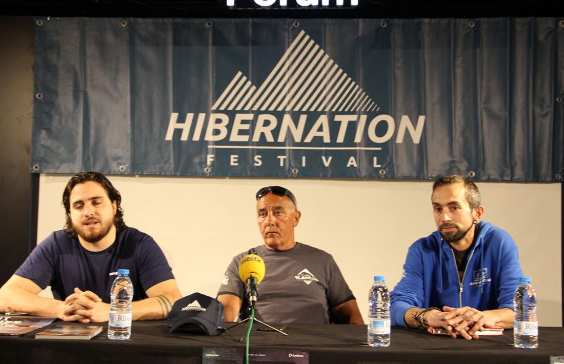 Un moment de la presentació de la tercera edició del festival Hibernation.