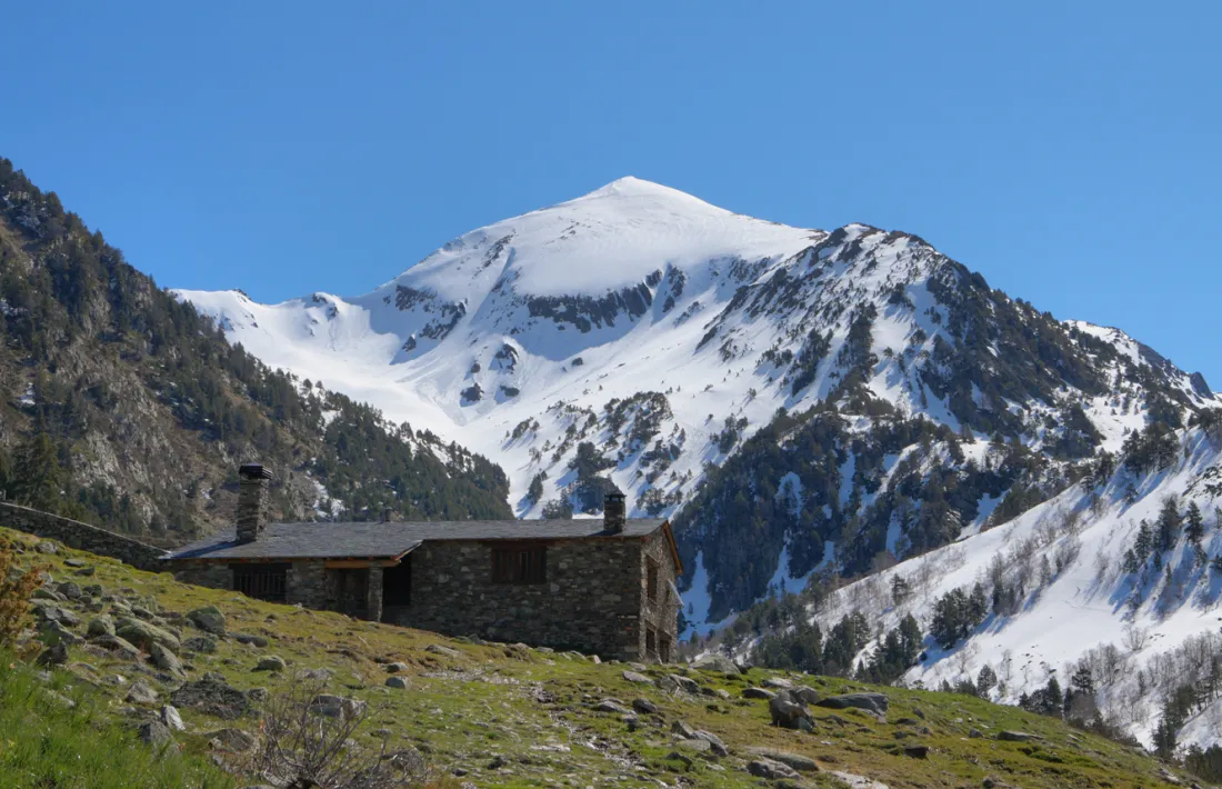 El refugi del parc natural de Sorteny.