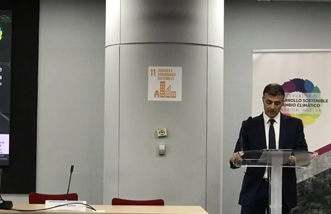 El director de Medi Ambient, Marc Rossell, durant la seva intervenció.