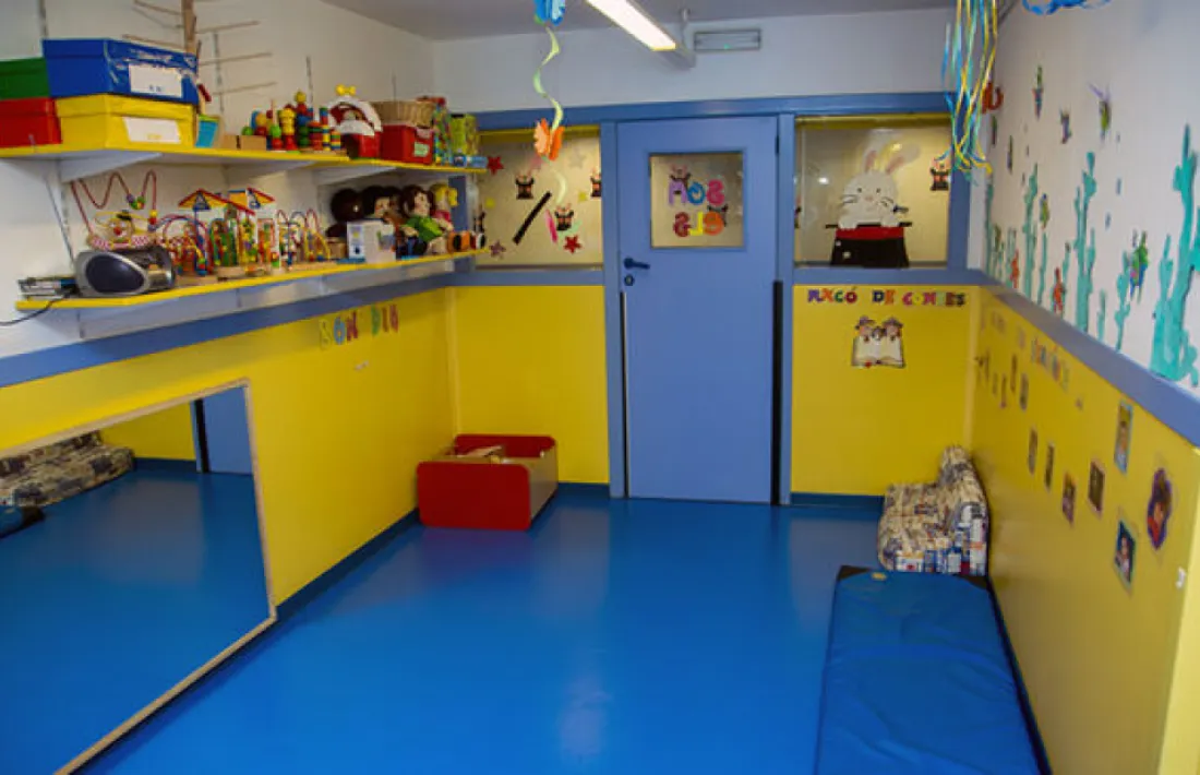 La classe d'una escola bressol del país.