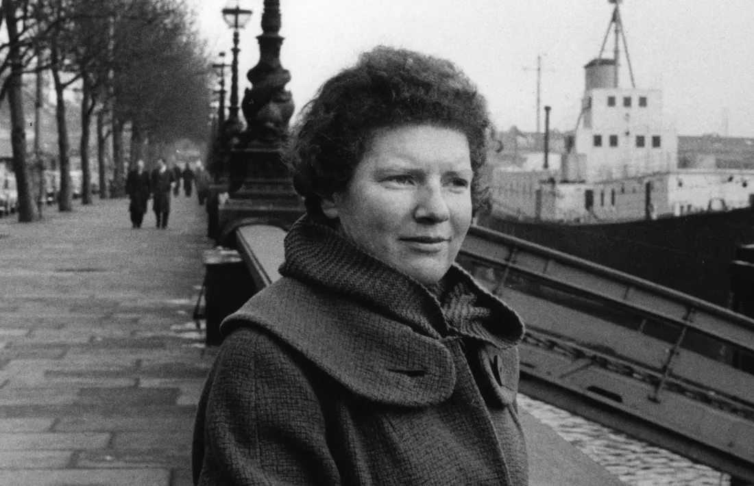 La novel·lista neozelandesa Janet Frame, als anys 60, poc després del seu periple andorrà.