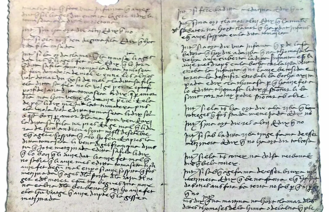 Judici per bruixeria contra Maria Tomassa de la Mosquera (1489), que va acabar a la foguera.