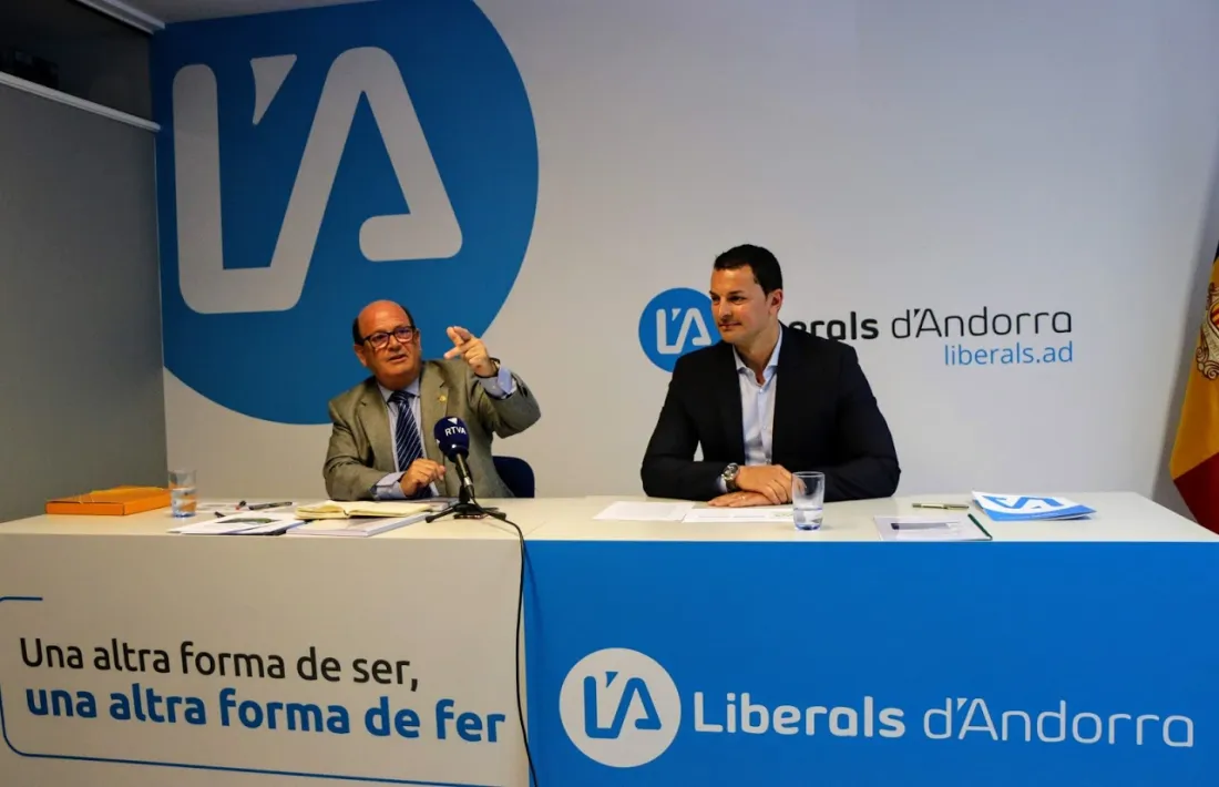 Gallardo amb Huguet, ahir.