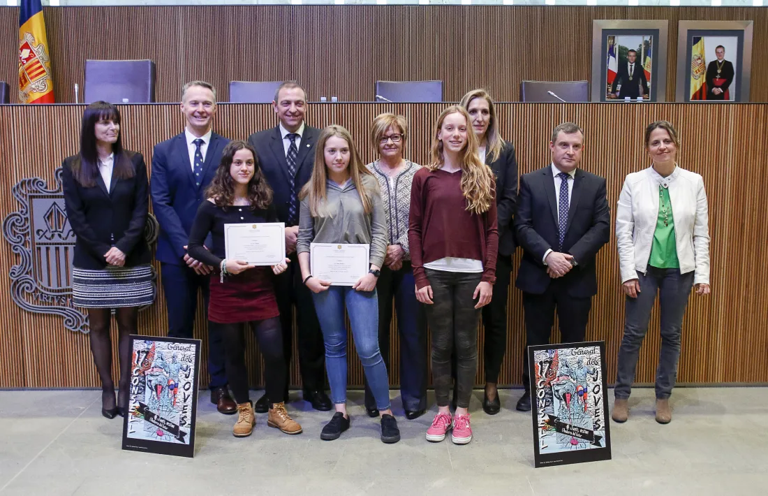 Els participants en el 17è Consell General dels Joves.