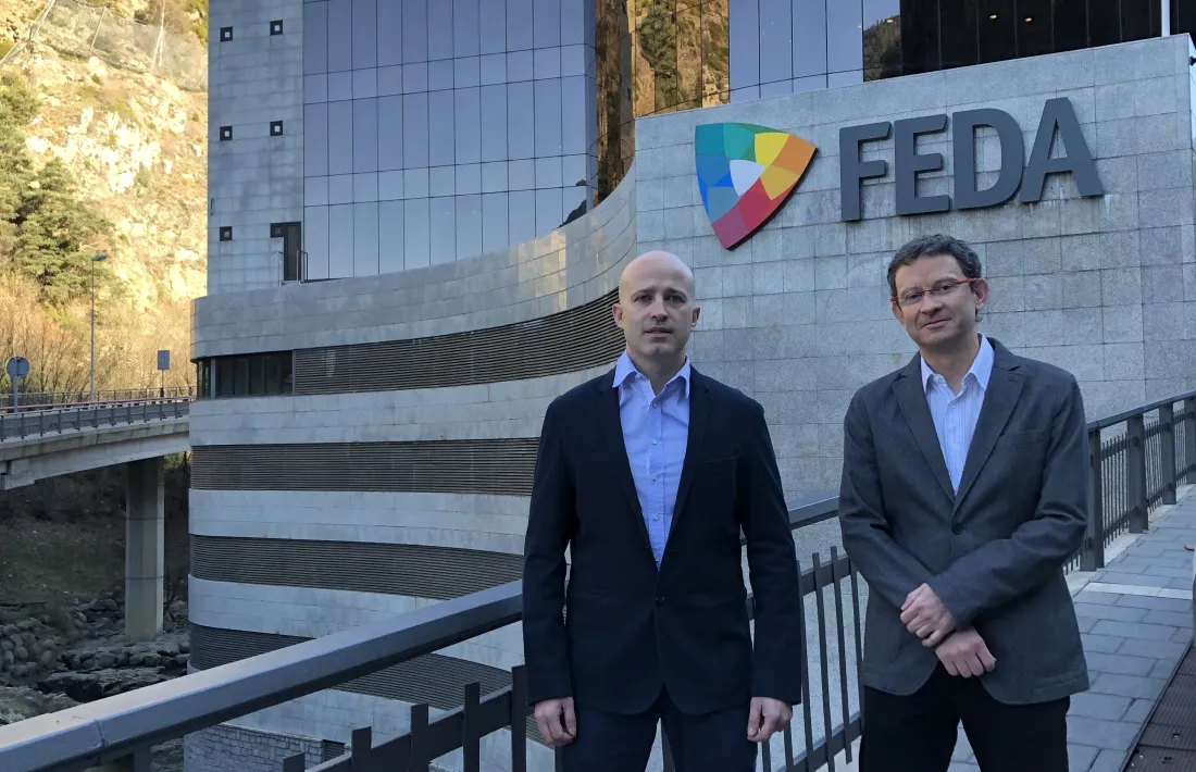 Jordi Travé i Xavier Forné, gerents de Capçalera i de Solucions, respectivament.