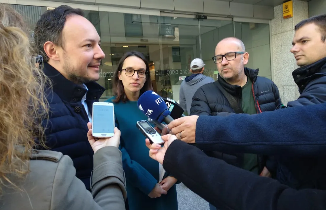 Xavier Espot a les portes de la CASS.