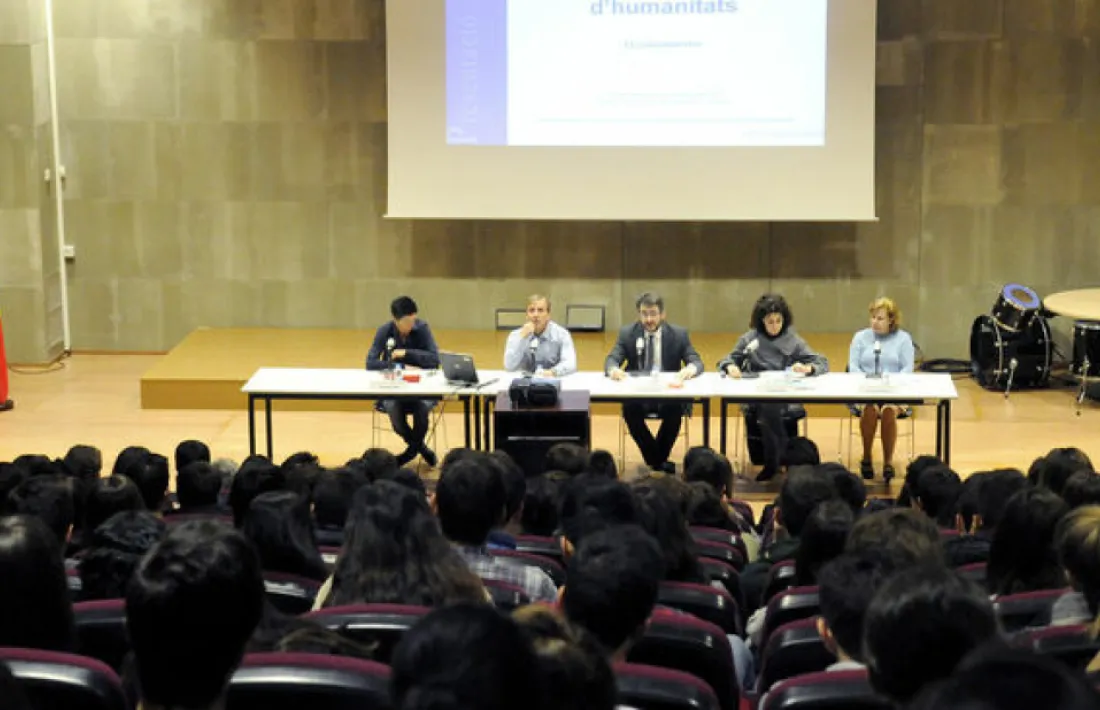 La inauguració de les Jornades d’humanitats del 2017.