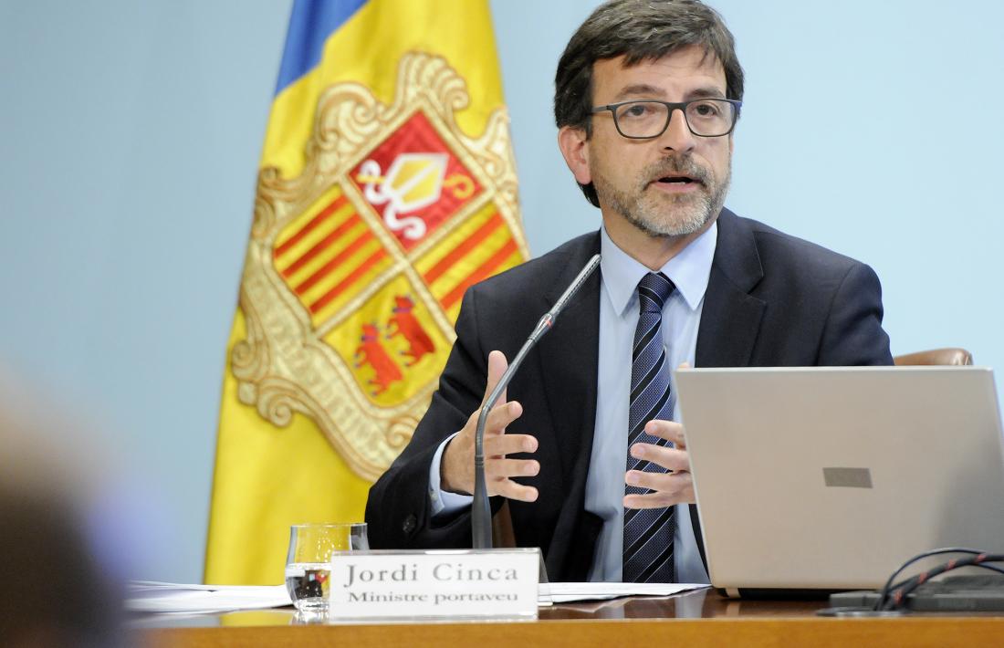 Jordi Cinca, ministre de Finances. 