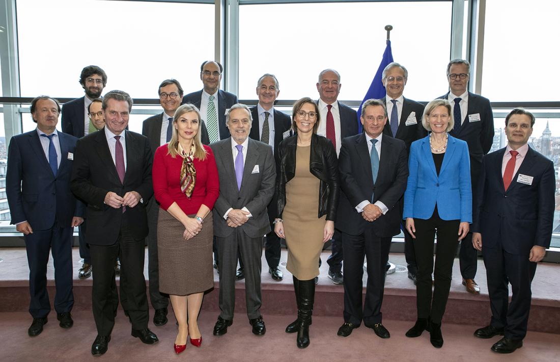 Els representants de les empreses familiars europees a Brussel·les.
