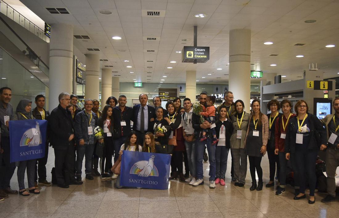 Les dues famílies de refugiats van arribar al país el 25 d’octubre passat.