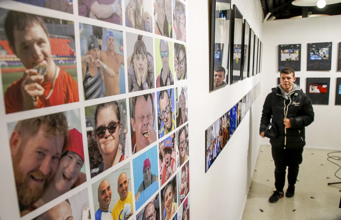 Algunes de les imatges que conformen l’exposició ‘Emocions’.