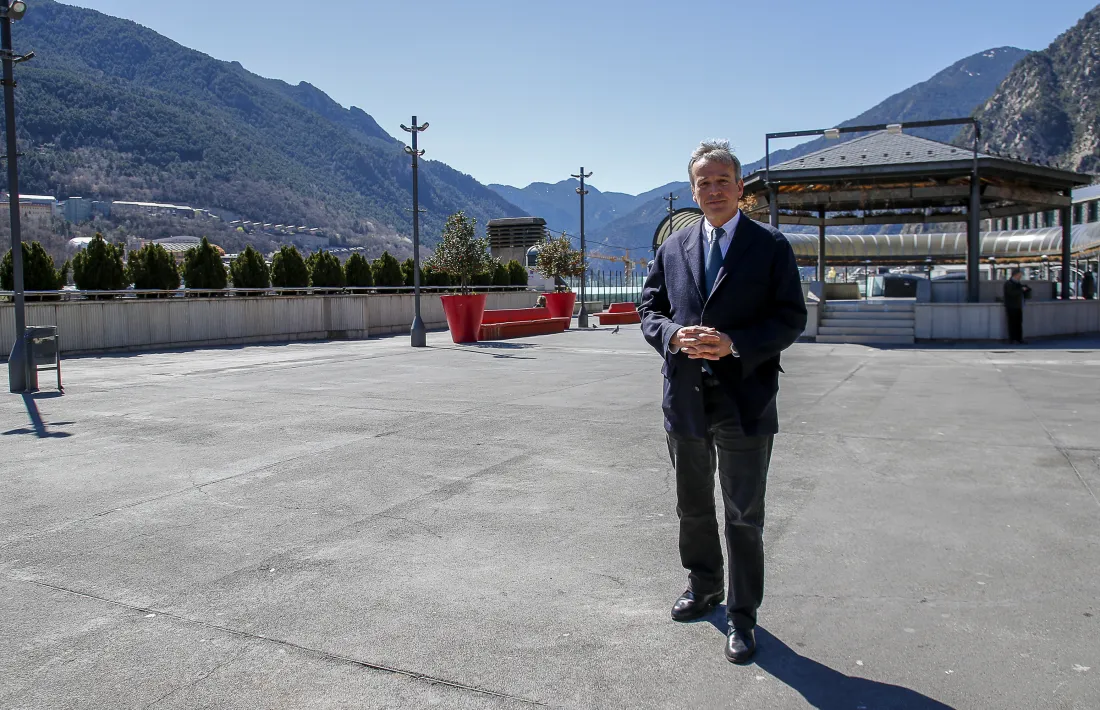 El candidat a cap de Govern d'Andorra Sobirana, Eusebi Nomen.