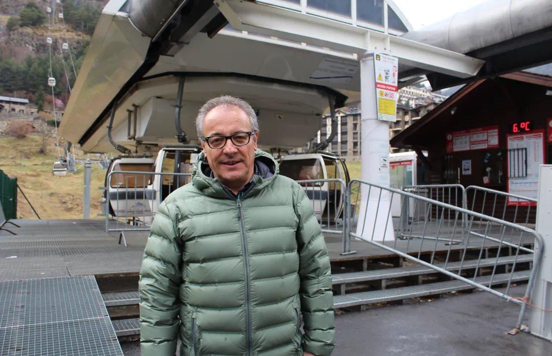 Joan Carles Camp a Arinsal.