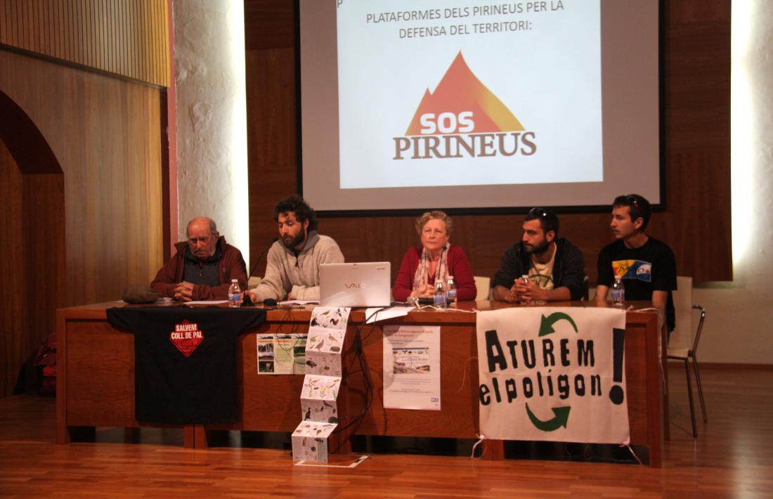 La plataforma SOS Pirineus es va presentar ahir.