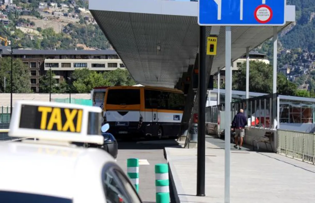 Espai definit per als taxia a l'ENA.