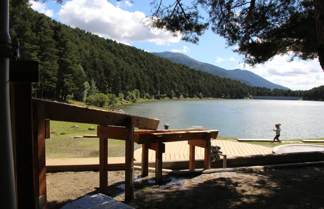 El llac d'Engolasters.
