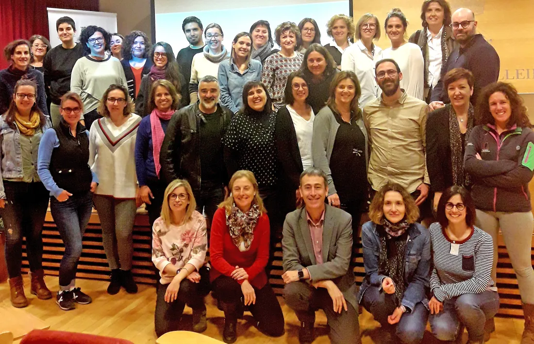Els tècnics que van participar en el taller de formació.