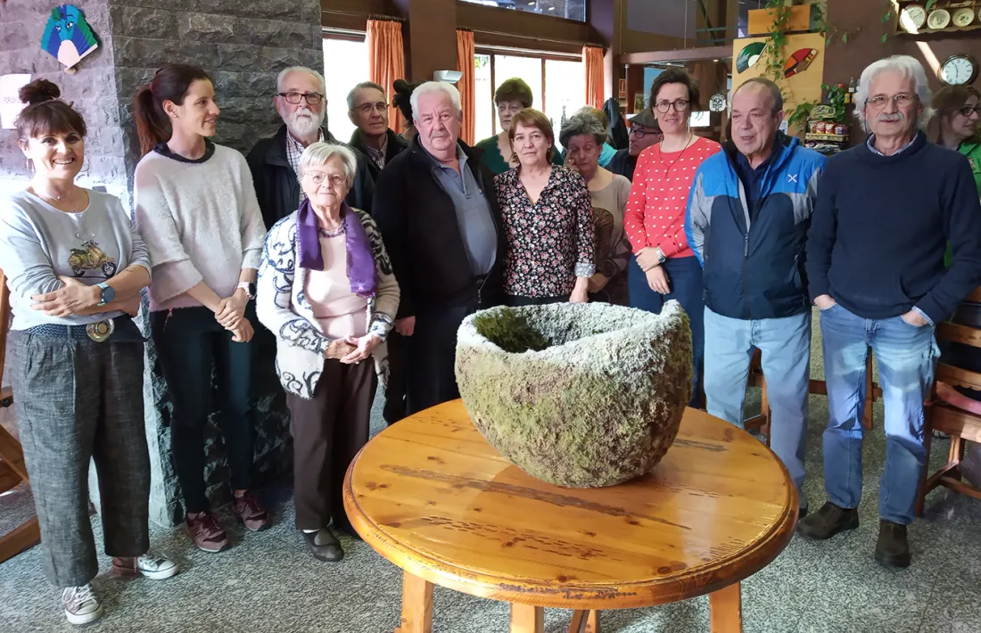 Els hortolans que han participat en el sorteig dels horts socials.