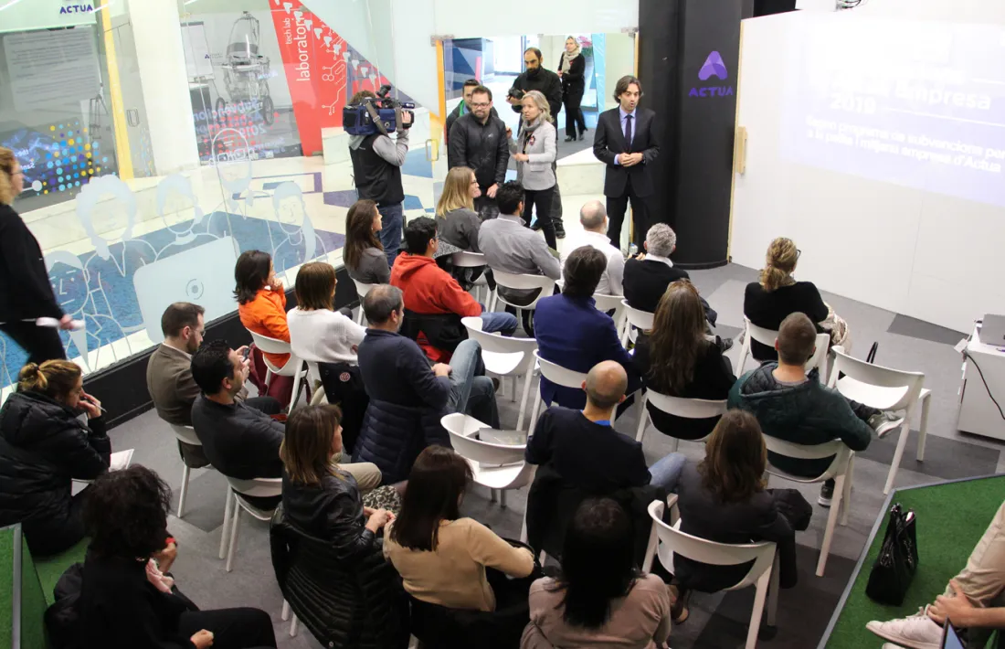  Actua posa en marxa el segon programa de subvencions per a la petita i mitjana empresa