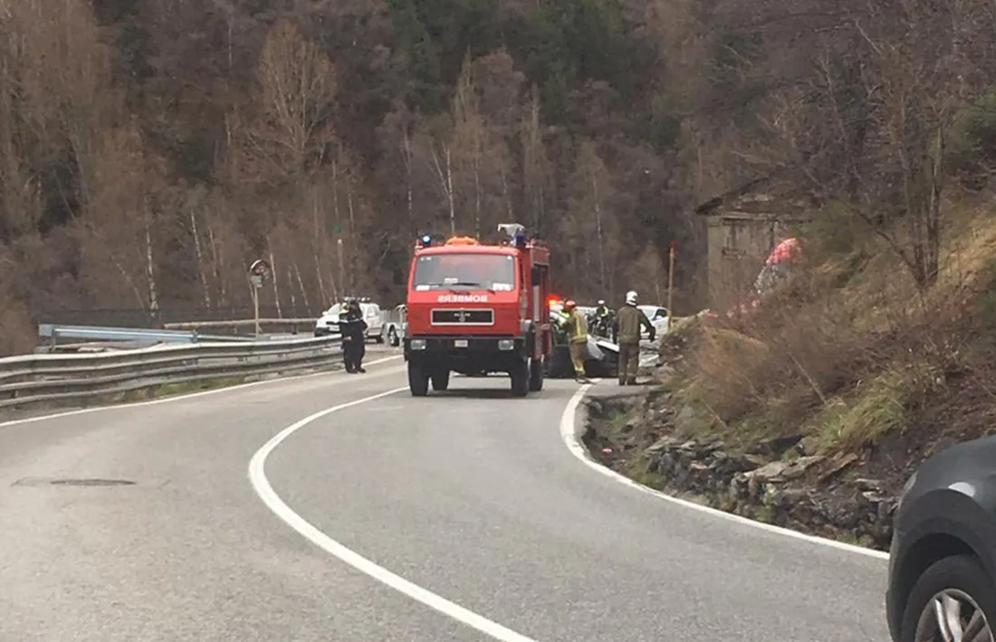 L'accident s'ha produït abans de les nou del matí.