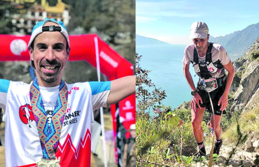 Els germans Casal i Sintu Vives, a la Mt. Awa del Japó