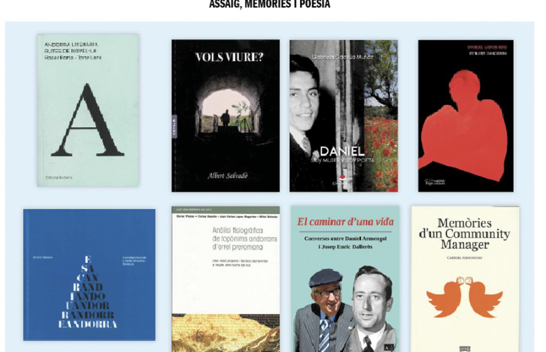 Les novetats de ficció: novel·la, contes i relats.