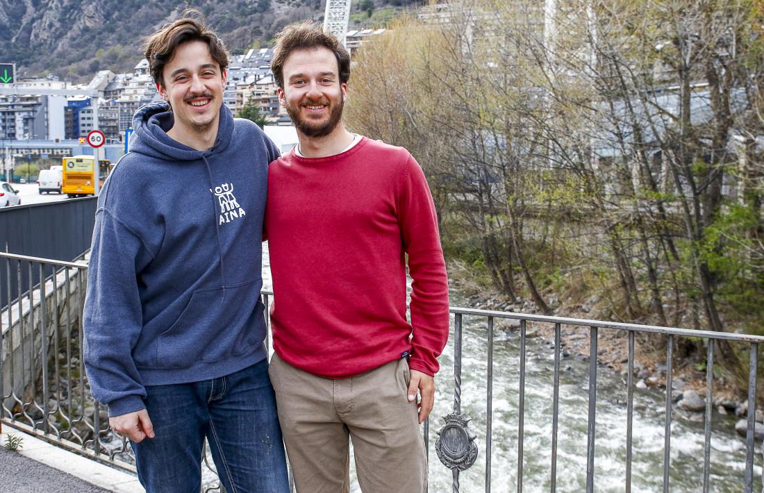 El director d’‘Entre muntanyes’, David Haro, i el productor executiu, Jaume Planella.
