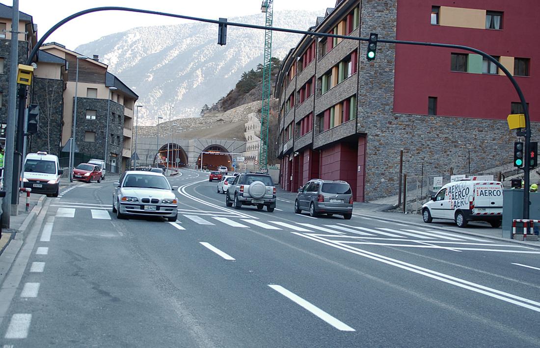El túnel de Ràdio Andorra.