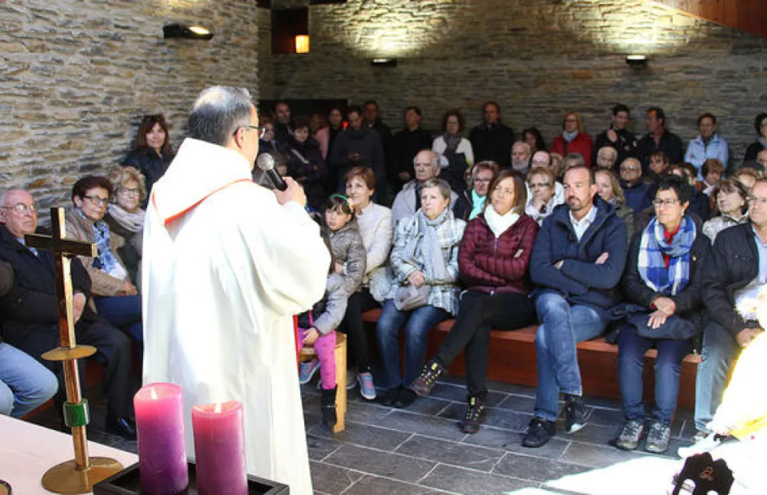 Missa de celebració de Sant Jaume dels Cortals a Encamp.