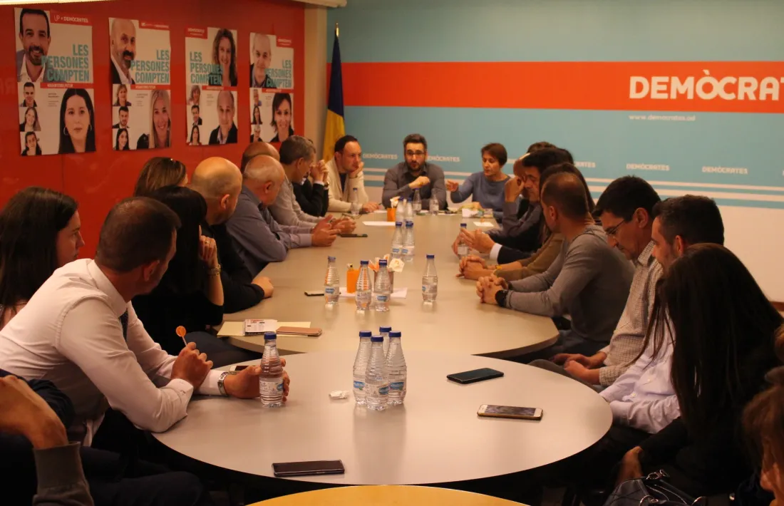 LA darrera reunió de l'executiva demòcrata.