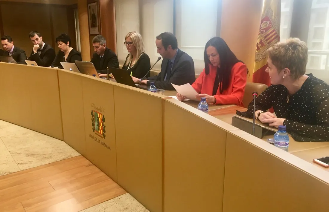 Sessió del consell de comú, ahir al matí.