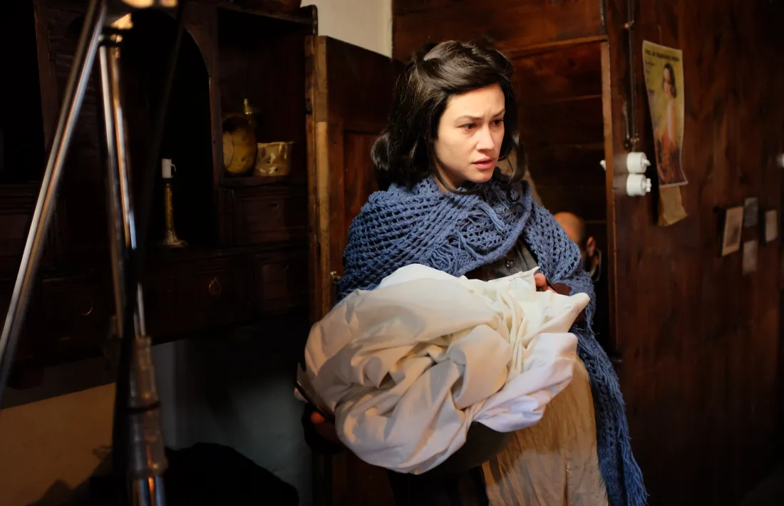 Aida Folch, al teaser de 'Fred' que es va rodar el desembre del 2016 a Casa Cristo; el llarg es filmarà si es compleixen els terminis a l'hivern que ve.