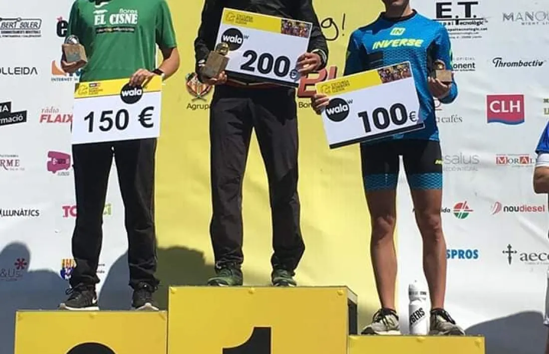 Marcos Sanza, tercer a la Cursa de Bombers de Lleida