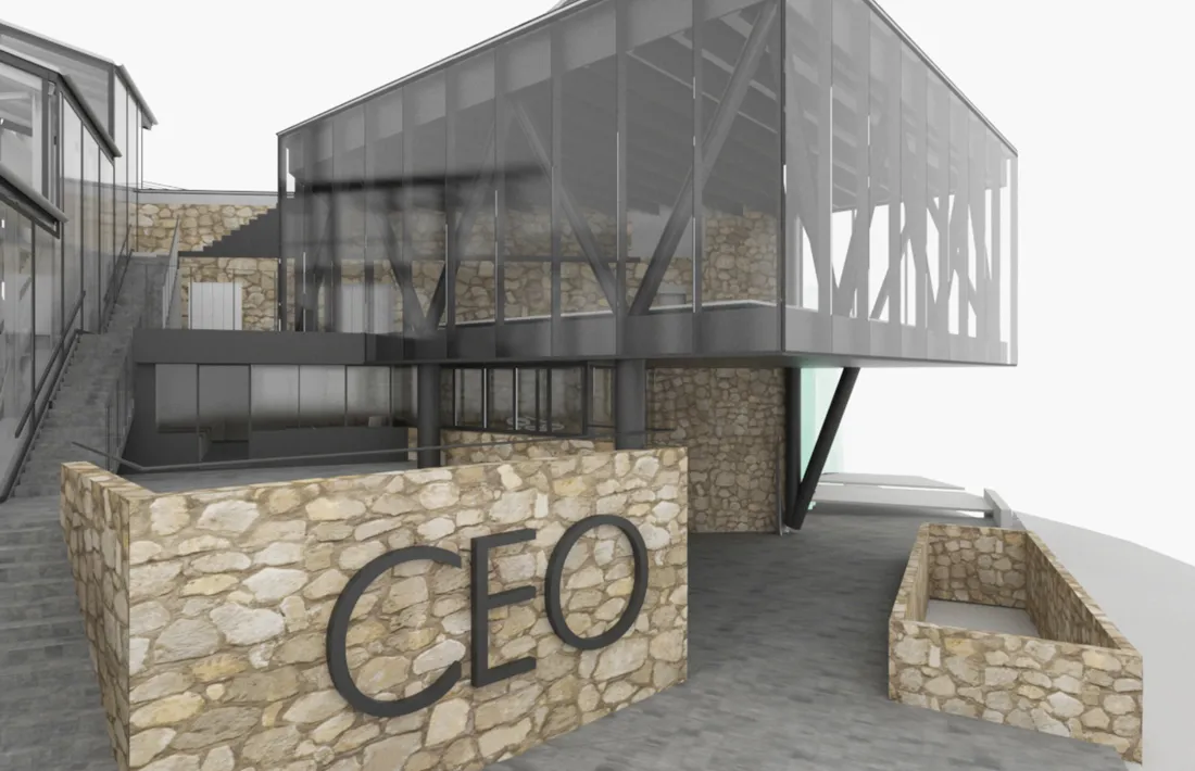 Simulació del nou edifici annex al CEO.