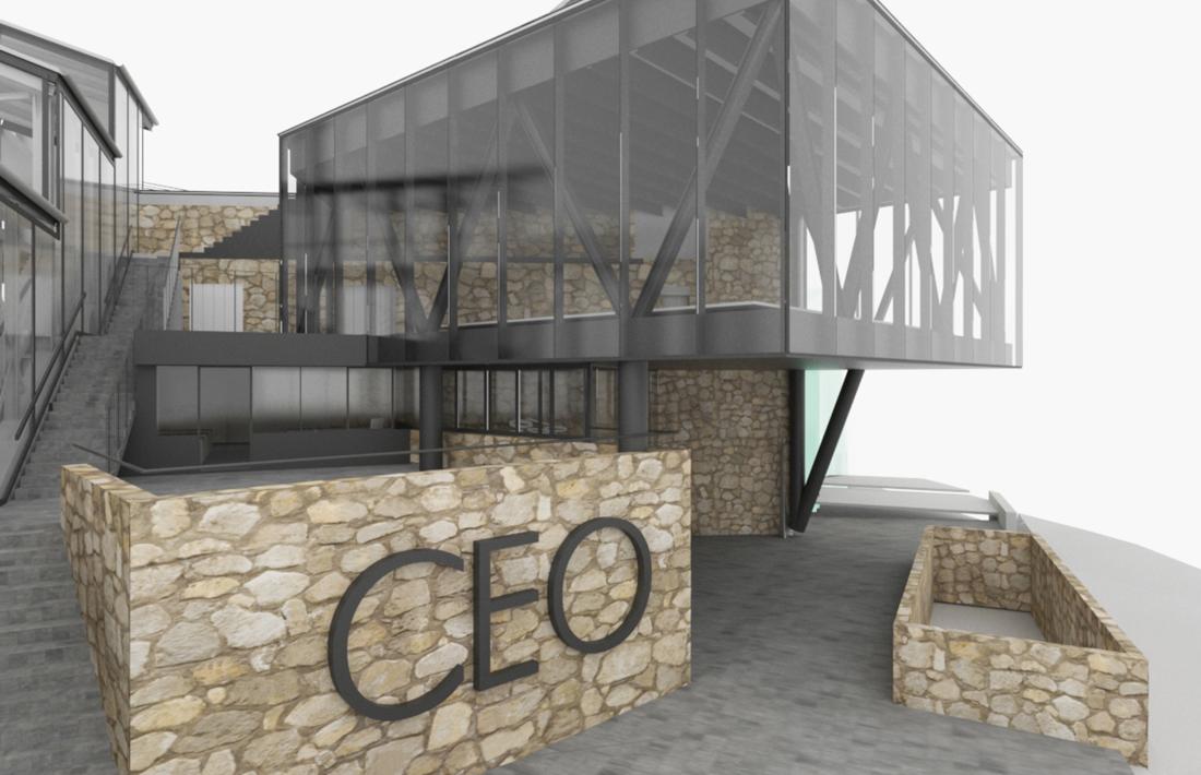 Simulació del nou edifici annex al CEO.