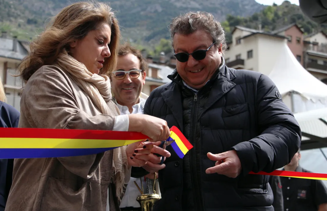 Inauguració de la fira del vehicle d'ocasió de Sant Julià de Lòria.