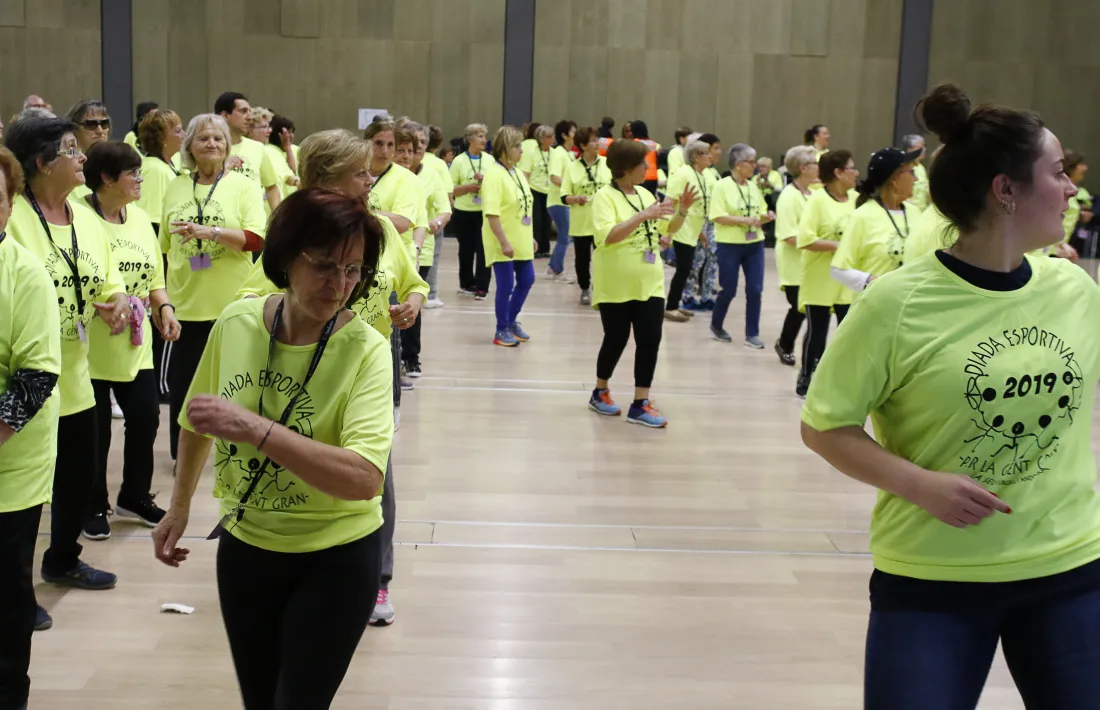 Un grup de participants en la diada esportiva.