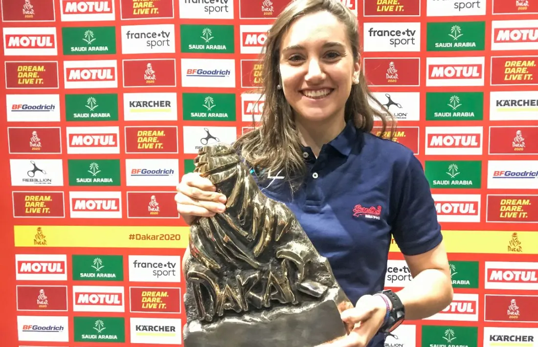 Margot Llobera, a la presentació del nou Dakar