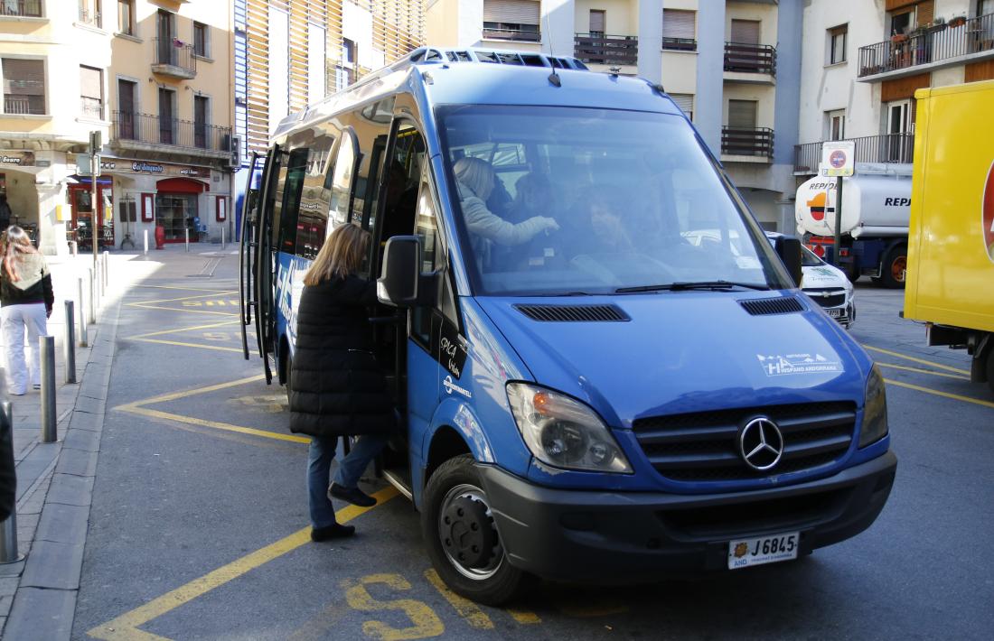 El bus comunal d’Andorra la Vella.