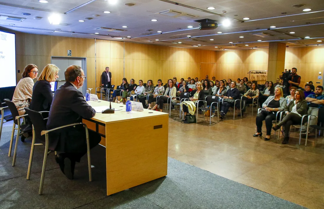 La conferència sobre la intervenció en persones amb TEA va tenir lloc al Centre de Congressos, ahir a la tarda.