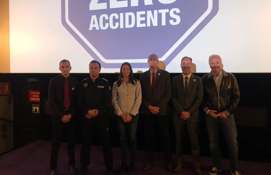 L’Automòbil Club d’Andorra va presentar les accions de la campanya ‘Missió Zero Accidents’ als cinemes Illa Carlemany. 