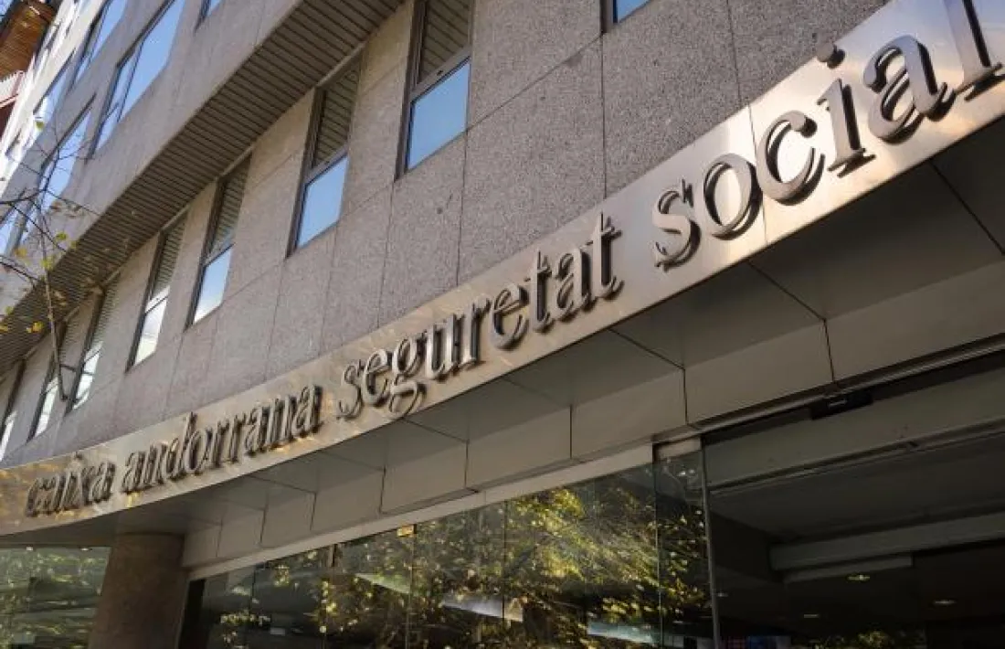 La seu de la Caixa Andorrana de Seguretat Social.